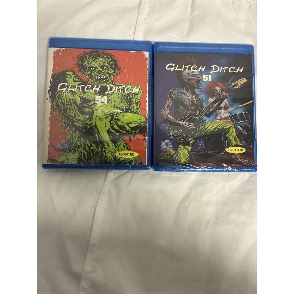Glitch Ditch 51 & 54 Unrated Horror Behind The Scenes Die Star Pictures Sealed